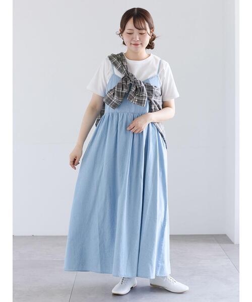 Samansa Mos2(サマンサ モスモス)の「【汗じみ防止】スムースTシャツ(Tシャツ/カットソー・レディース・ブラック/オフホワイト/ピンク・F)」の12枚目の写真