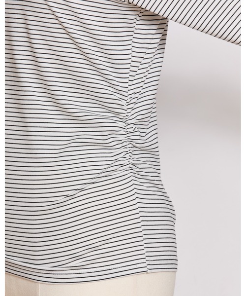 NOELA(ノエラ)の「ショルダーリボンカットソー(Tシャツ/カットソー・レディース・その他1/オフホワイト/ブラック・フリー)」の19枚目の写真