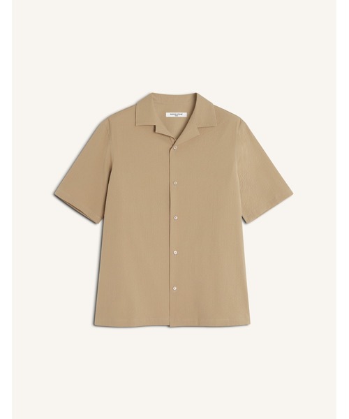 Maison Kitsune(メゾンキツネ)の「SEERSUCKER RESORT SHIRT(シャツ/ブラウス・メンズ・ベージュ/ネイビー・M/S/L)」の16枚目の写真