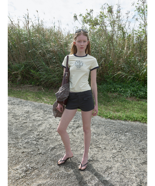 Kijun(キジュン)の「Pocketed Mini Shorts Charcoal(その他パンツ・レディース・その他・SMALL/MEDIUM)」の2枚目の写真