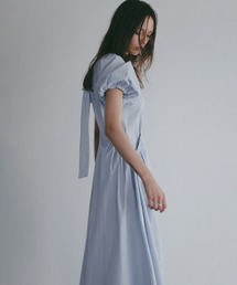 GATHER POCKET RIBBON ONE PIECE