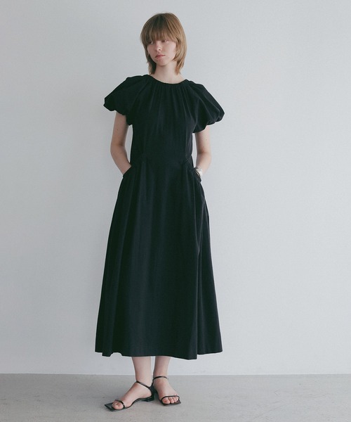 GATHER POCKET RIBBON ONE PIECE（ワンピース）｜MANOF（マノフ）の