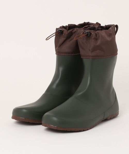 ASBee（アスビー）の「PACKABLE RAIN BOOTS メンズ パッカブルレインブーツ【たたんで持ち運び可能/収納シューズバッグ付き】携帯 長靴 6137（レインシューズ・メンズ・ブラック/カーキ・LL/L/M）」の2枚目の写真