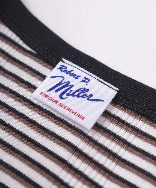 MILLER（ミラー）の「【92】【Miller/ミラー】パネルリブ タンクトップ/無地/ボーダー/インナーウェア/ユニセックス（タンクトップ・レディース・グリーン/レッド/ネイビー/ブラック/ホワイト/ブラウン/チャコールグレー/グレー・L/M）」の13枚目の写真