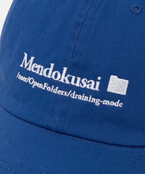 MONKEY TIME(モンキータイム)の「<Open Folders>MENDOKUSAI キャップ(キャップ・メンズ・ロイヤルブルー/ブラック・FREE)」の11枚目の写真