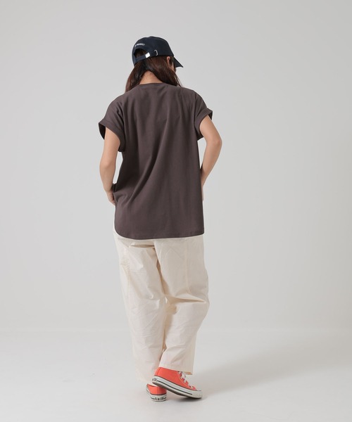 HEART MARKET（ハートマーケット）の「まるっとフレンチチュニック（Tシャツ/カットソー・レディース・ブラック/チャコール/ベージュ系/ホワイト・MEDIUM/LARGE/TALL）」の7枚目の写真