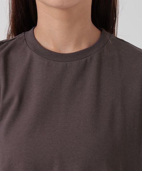 HEART MARKET（ハートマーケット）の「まるっとフレンチチュニック（Tシャツ/カットソー・レディース・ブラック/チャコール/ベージュ系/ホワイト・MEDIUM/LARGE/TALL）」の19枚目の写真