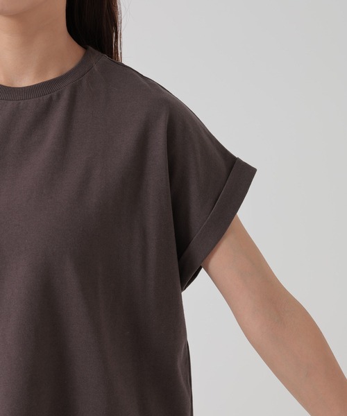 HEART MARKET（ハートマーケット）の「まるっとフレンチチュニック（Tシャツ/カットソー・レディース・ブラック/チャコール/ベージュ系/ホワイト・MEDIUM/LARGE/TALL）」の20枚目の写真