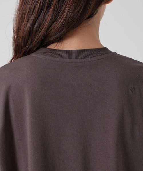 HEART MARKET（ハートマーケット）の「まるっとフレンチチュニック（Tシャツ/カットソー・レディース・ブラック/チャコール/ベージュ系/ホワイト・MEDIUM/LARGE/TALL）」の22枚目の写真
