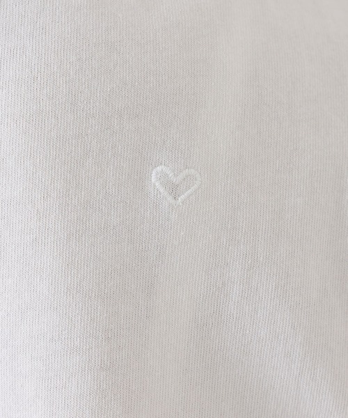 HEART MARKET（ハートマーケット）の「まるっとフレンチチュニック（Tシャツ/カットソー・レディース・ブラック/チャコール/ベージュ系/ホワイト・MEDIUM/LARGE/TALL）」の12枚目の写真