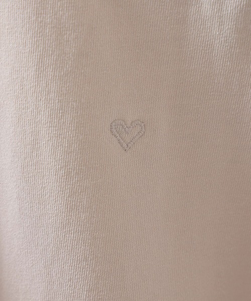 HEART MARKET（ハートマーケット）の「まるっとフレンチチュニック（Tシャツ/カットソー・レディース・ブラック/チャコール/ベージュ系/ホワイト・MEDIUM/LARGE/TALL）」の15枚目の写真