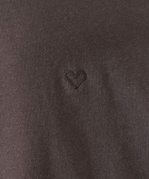 HEART MARKET（ハートマーケット）の「まるっとフレンチチュニック（Tシャツ/カットソー・レディース・ブラック/チャコール/ベージュ系/ホワイト・MEDIUM/LARGE/TALL）」の14枚目の写真