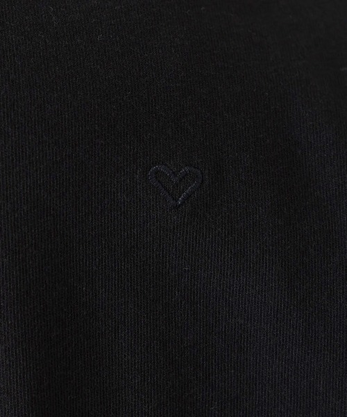 HEART MARKET（ハートマーケット）の「まるっとフレンチチュニック（Tシャツ/カットソー・レディース・ブラック/チャコール/ベージュ系/ホワイト・MEDIUM/LARGE/TALL）」の13枚目の写真
