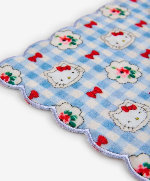 Cath Kidston(キャスキッドソン)の「Cath Kidston × Hello Kitty スカラップタオルハンカチ(ハンカチ/ハンドタオル・レディース・ピンク/サックスブルー・FREE)」の3枚目の写真