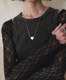 SOEMIN | Metal heart necklace／メタルハートロングネックレス(ネックレス)