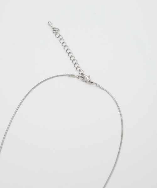 SOEMIN（ソミン）の「Metal heart necklace／メタルハートロングネックレス（ネックレス・レディース・シルバー・FREE）」の5枚目の写真