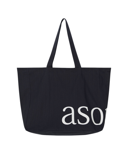 ASON(アズオン)の「EVENING SHOPPER BAG / NAVY(エコバッグ/サブバッグ・レディース・その他・FREE)」の1枚目の写真