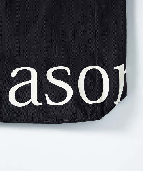 ASON(アズオン)の「EVENING SHOPPER BAG / NAVY(エコバッグ/サブバッグ・レディース・その他・FREE)」の3枚目の写真