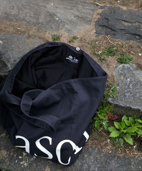 ASON(アズオン)の「EVENING SHOPPER BAG / NAVY(エコバッグ/サブバッグ・レディース・その他・FREE)」の7枚目の写真
