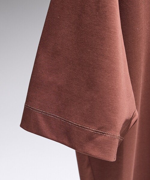 DESIGNWORKS（デザインワークス）の「【接触冷感】クールスムース 半袖ポロシャツ（ポロシャツ・メンズ・サックスブルー/ダークブラウン/ブラック/ネイビー/ホワイト・48/46/50）」の10枚目の写真