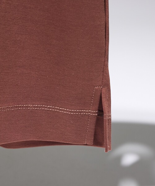 DESIGNWORKS（デザインワークス）の「【接触冷感】クールスムース 半袖ポロシャツ（ポロシャツ・メンズ・サックスブルー/ダークブラウン/ブラック/ネイビー/ホワイト・48/46/50）」の11枚目の写真