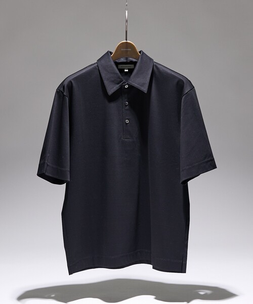 DESIGNWORKS（デザインワークス）の「【接触冷感】クールスムース 半袖ポロシャツ（ポロシャツ・メンズ・サックスブルー/ダークブラウン/ブラック/ネイビー/ホワイト・48/46/50）」の13枚目の写真