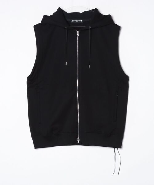 mastermind JAPAN(マスターマインド)の「CHAINED SLEEVELESS HOODIE(パーカー・メンズ・ブラック・XL)」の1枚目の写真