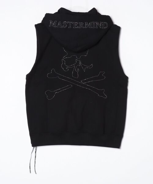 mastermind JAPAN(マスターマインド)の「CHAINED SLEEVELESS HOODIE(パーカー・メンズ・ブラック・XL)」の2枚目の写真