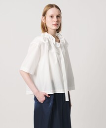 AEWEN MATOPH＞ショルダーパッド Tブラウス ‐ ウォッシャブル