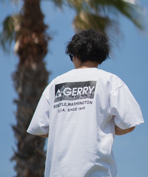 En serio TOKYO（エンソリオトーキョー）の「【GERRY】別注MTボックスロゴ半袖Tシャツ 42-9142G-BJ（Tシャツ/カットソー・メンズ・ダークブルー/ホワイト/オートミール/ブラック/カーキ・MEDIUM/X-LARGE/SMALL/LARGE）」の7枚目の写真