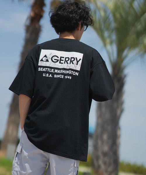 En serio TOKYO（エンソリオトーキョー）の「【GERRY】別注MTボックスロゴ半袖Tシャツ 42-9142G-BJ（Tシャツ/カットソー・メンズ・ダークブルー/ホワイト/オートミール/ブラック/カーキ・MEDIUM/X-LARGE/SMALL/LARGE）」の11枚目の写真
