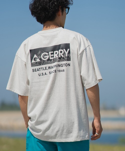 En serio TOKYO（エンソリオトーキョー）の「【GERRY】別注MTボックスロゴ半袖Tシャツ 42-9142G-BJ（Tシャツ/カットソー・メンズ・ダークブルー/ホワイト/オートミール/ブラック/カーキ・MEDIUM/X-LARGE/SMALL/LARGE）」の15枚目の写真