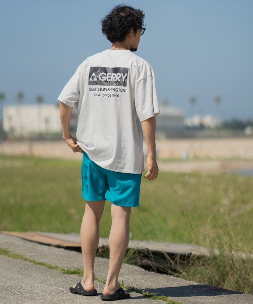 En serio TOKYO（エンソリオトーキョー）の「【GERRY】別注MTボックスロゴ半袖Tシャツ 42-9142G-BJ（Tシャツ/カットソー・メンズ・ダークブルー/ホワイト/オートミール/ブラック/カーキ・MEDIUM/X-LARGE/SMALL/LARGE）」の17枚目の写真