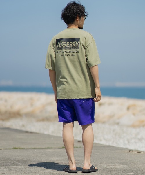 En serio TOKYO（エンソリオトーキョー）の「【GERRY】別注MTボックスロゴ半袖Tシャツ 42-9142G-BJ（Tシャツ/カットソー・メンズ・ダークブルー/ホワイト/オートミール/ブラック/カーキ・MEDIUM/X-LARGE/SMALL/LARGE）」の21枚目の写真