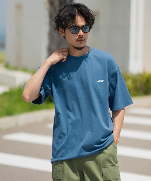 En serio TOKYO（エンソリオトーキョー）の「【GERRY】別注MTボックスロゴ半袖Tシャツ 42-9142G-BJ（Tシャツ/カットソー・メンズ・ダークブルー/ホワイト/オートミール/ブラック/カーキ・MEDIUM/X-LARGE/SMALL/LARGE）」の22枚目の写真