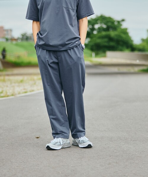 SHIPS(シップス)の「SHIPS:〈UVカット/吸水速乾/防シワ〉SOLOTEX(R) エアドライ ロングパンツ(その他パンツ・メンズ・ネイビー/グレー・LARGE/MEDIUM/SMALL)」の2枚目の写真