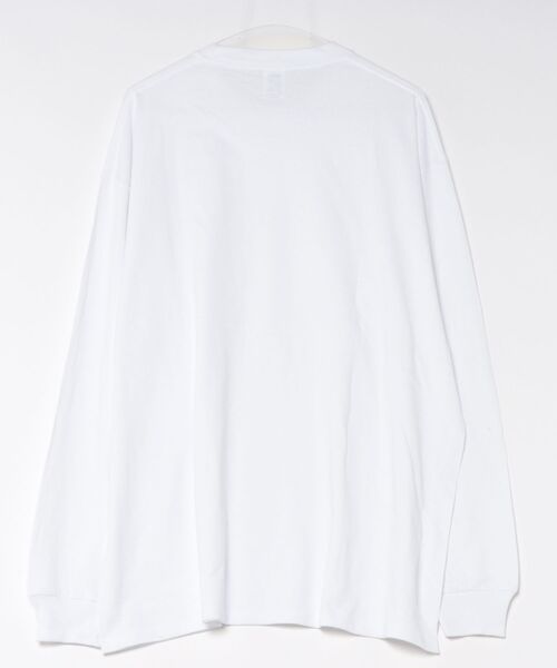 FRUIT OF THE LOOM(フルーツオブザルーム)の「FTL BLANK L/S-SHIRTS(80239500)(Tシャツ/カットソー・メンズ・ホワイト/キナリ/ブラック・M/L/XXX-LARGE/XXL/S/XL)」の4枚目の写真