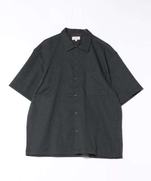 LB/S (エルビーエス)の「【NATURAL STORY/ナチュラルストーリー】【ドライな風合いと速乾性で快適な着心地】リネンタッチ半袖シャツ 快適素材 ドライタッチ 速乾 ナチュラル 柔らかい ユニセックス(シャツ/ブラウス・メンズ・グレー/チャコールグレー・MEDIUM/LARGE/X-LARGE)」の8枚目の写真