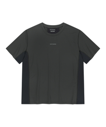 OFFGRID（オフグリッド）の「クーリアアスキンハイブリッド半袖Tシャツ-チャコール（Tシャツ/カットソー）」