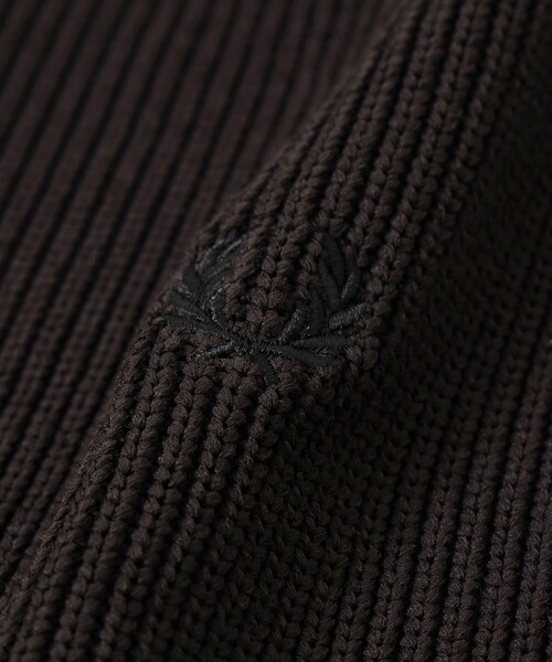 FRED PERRY(フレッドペリー)の「【別注】FRED PERRY / Drivers Knit 26FW(ニット/セーター・メンズ・ブラック/ブラウン・SMALL/MEDIUM/LARGE/X-LARGE)」の10枚目の写真