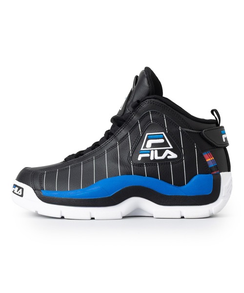 FILA（フィラ）の「Grant Hill 2 History / グラントヒル２ヒストリー（スニーカー・レディース・ブラック×ブルー・23.0cm/23.5cm/24.0cm/24.5cm/25.0cm/25.5cm/26.0cm/26.5cm/27.0cm/27.5cm/28.0cm/29.0cm）」の4枚目の写真
