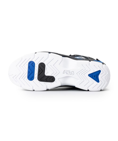 FILA（フィラ）の「Grant Hill 2 History / グラントヒル２ヒストリー（スニーカー・レディース・ブラック×ブルー・23.0cm/23.5cm/24.0cm/24.5cm/25.0cm/25.5cm/26.0cm/26.5cm/27.0cm/27.5cm/28.0cm/29.0cm）」の6枚目の写真