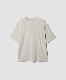 ESTNATION / スビンコットン 製品染めフライスTシャツ
