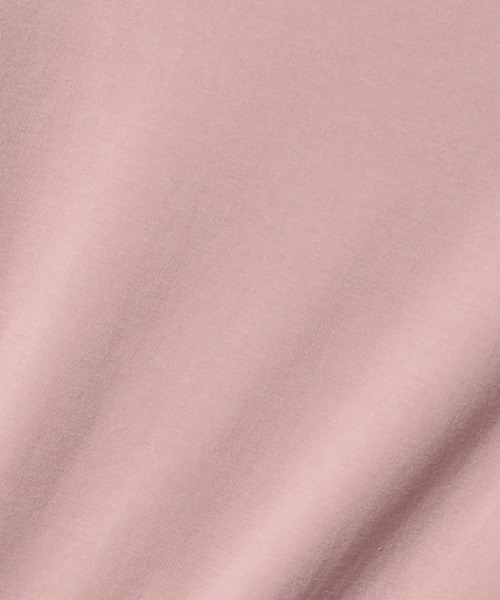 ESTNATION(エストネーション)の「ESTNATION / スビンコットン 製品染めフライスTシャツ(Tシャツ/カットソー・メンズ・ライトピンク/オフホワイト/チャコールグレー/ライトブルー・MEDIUM/LARGE)」の5枚目の写真