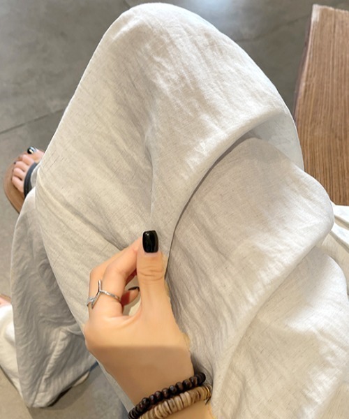 FLINEA(フリネア)の「薄手パンツ(その他パンツ・レディース・ピンク/ネイビー/ベージュ・FREE)」の7枚目の写真