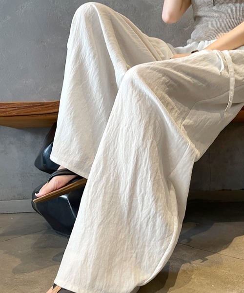 FLINEA(フリネア)の「薄手パンツ(その他パンツ・レディース・ピンク/ネイビー/ベージュ・FREE)」の8枚目の写真