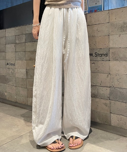 FLINEA(フリネア)の「薄手パンツ(その他パンツ・レディース・ピンク/ネイビー/ベージュ・FREE)」の9枚目の写真