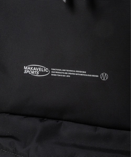 MAKAVELIC(マキャベリック)の「【es】【MAKAVELIC】ACTIVE DAYPACK(バックパック/リュック・メンズ・ブラック・FREE)」の2枚目の写真