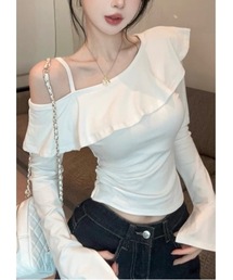 ワンオフショルトップス