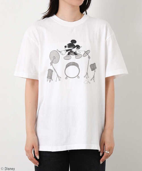GOOD ROCK SPEED(グッドロックスピード)の「MICKEYドラムカットソー(Tシャツ/カットソー・レディース・ホワイト・FREE)」の12枚目の写真
